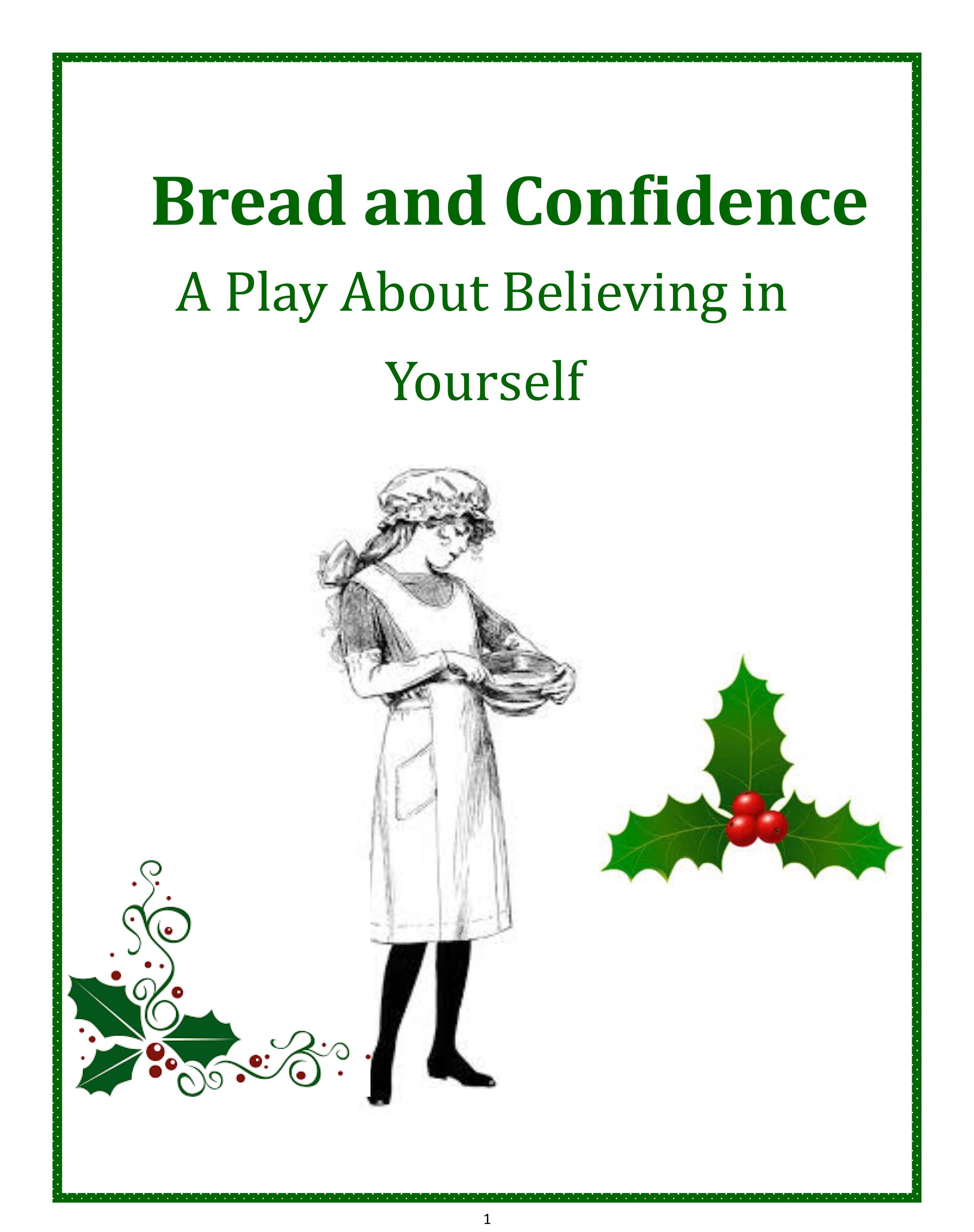 Bread and Confidence play script cover