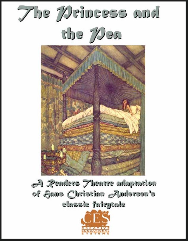 The Princess and the Pea play script adaptation of the
Hans Christian Andersen fairy tale cover